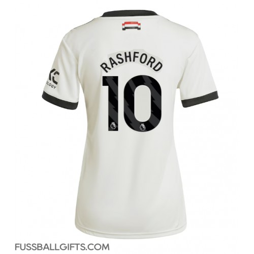 Manchester United Marcus Rashford #10 Fußballbekleidung 3rd trikot Damen 2024-25 Kurzarm